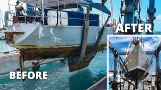 INCREDIBLE 5k Boat Transformation in Mins Timelapse Sailing GBU [upl. by Bal]