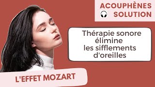 Acouphènes Solution  leffet Mozart Thérapie sonore élimine les sifflements doreille  Bruit blanc [upl. by Ingaborg]