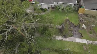 Flooding trees down in Slidell power will be out for at least a week [upl. by Elysia]