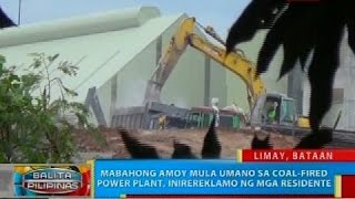 Mabahong amoy mula umano sa coalfired power plant inirereklamo ng mga residente [upl. by Ajan]