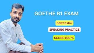 B1 GERMAN SPEAKING EXAM PRACTICE LIVE  GOETHE B1 EXAM SPRECHEN [upl. by Rybma]