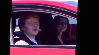 Ginger Kid Sings Unwritten In Car [upl. by Iinde]