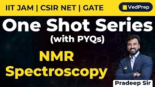 NMR Spectroscopy  One Shot Series  PYQs  IIT JAM  CSIR NET  GATE  VedPrep Chem Academy [upl. by Dry]