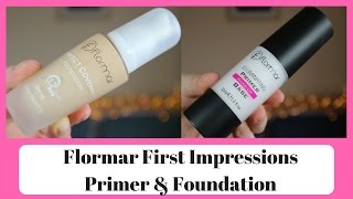 Flormar First Impression  Illuminating Primer amp Perfect Coverage Foundation  CHASING RUBY CHAT [upl. by Atsugua]