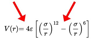 This Is The Most Important Equation in Chemistry  Lennard Jones Potential [upl. by Lleraj68]