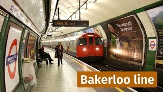 LU Old Bakerloo line trains in Little Venice Maida Vale and Kilburn [upl. by Harifaz]