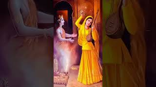 Mirabai kaise Krishna mein Sama gai 🙏trending love viralvideo song radhakrishna music bhakti [upl. by Broek963]