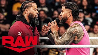 Jey and Jimmy Uso attempt to fix their issues Raw highlights Oct 28 2024 [upl. by Hael]