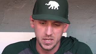 Stephen Piscotty talks upon returning to St Louis [upl. by Ardnik]