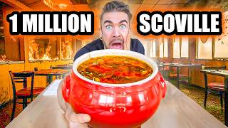 THE SPICIEST DUMPLING SOUP CHALLENGE I HAVE EVER SEEN 12 Million Scoville  Joel Hansen [upl. by Servetnick368]