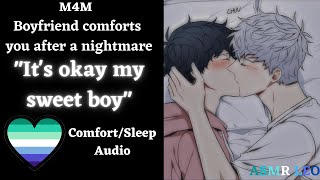 M4M Dom boyfriend comforts you after a nightmare ASMR BL Sleepaid [upl. by Alayne]