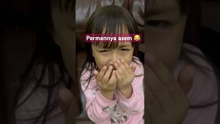 Raisya salah makan permen funny shortvideo lucu trending [upl. by Miyasawa]