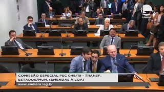 PEC 04819  transferência de recursos a estados e municípios mediante emendas à LOA  18092019 [upl. by Nertie586]