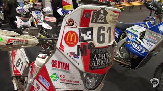 Yamaha WR450F prepared for Dakar rally  rider is Franco Pico rally motorcycle [upl. by Gitel]