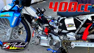 Wave400cc SuperOpen by Manoch Service  For The Thailand Grand Drag Race Dec2426 2021 [upl. by Nadaha]