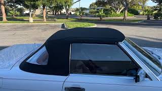 Mercedes 560SL Soft top demo video [upl. by Barboza687]