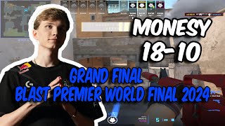 CS2 POV  G2 m0NESY 1810 vs Spirit Dust2  BLAST Premier World Final 2024 Grand final [upl. by Neelyad]