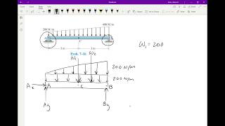 ME Statics Determine the internal normal force shear force and moment at point C of the beam [upl. by Wenonah]