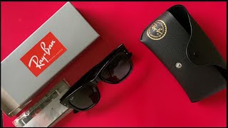 Ray Ban RB0840S Mega Wayfarer 90131 51mm Sunglasses Unboxing [upl. by Scevour]