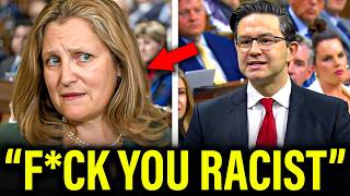 Chrystia Freeland Gets INSTANT KARMA After Messing With Pierre Poilievre [upl. by Nomma]