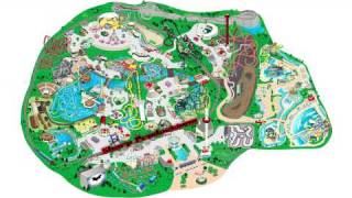 Six Flags Great America Interactive Map [upl. by Leuas153]