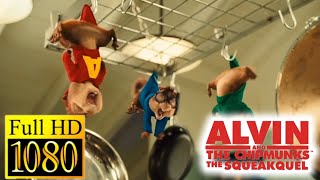 Alvin and the Chipmunks The Squeakquel 2009  Chipmunks Having Fun At Home Full HD60FPS [upl. by Eetsirhc715]