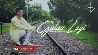 VICKY SALAMOR  Galau Lagi Official Music Video [upl. by Ardnosac]