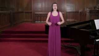 Kate Medcalf  WNO Opera Institute Audition  quotLa Pastorellaquot [upl. by Borszcz]