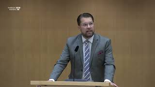 Jimmie Åkesson till Magdalena Andersson Skäms ni inte över denna totala skamlöshet [upl. by Lothair]