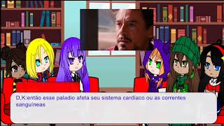 DC superherogirls reagindo ao rap do homem de ferro 2 repost [upl. by Isleen]