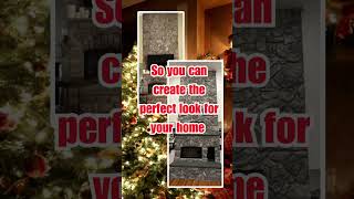 Interior brick or stone fireplace makeover [upl. by Plusch]