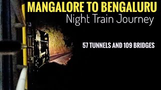 Mangalore  Bengaluru Night Train Journey  16586 Mangalore Central  SMVT Bengaluru Express [upl. by Fogel]