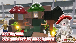 Cozy mushroom house in Roblox 3008  house build ideas [upl. by Ainahs]