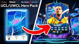 40x UCL HERO PREORDER PACKS 😱 FC 24 Ultimate Team [upl. by Potter]