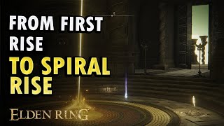 How to Get From Fire Rise to Spiral Rise Elden Ring DLC Guide [upl. by Isaak]