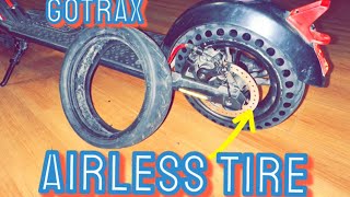 Gotrax rear tire replacement [upl. by Hutner]