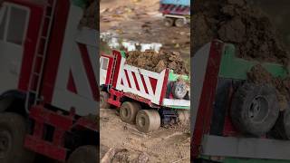 Heavy load soil RC truck rcconstruction rc shorts [upl. by Poliard688]