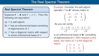 Linear Algebra  Spectral Decomposition [upl. by Seem590]