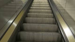 Poland Katowice Central Train Station 2X escalator [upl. by Orelu]