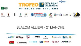 Slalom Allievi 2° manche Selezioni Italiane ALPECIMBRA FIS CHILDREN CUP 2024  SPORTCULTURATV [upl. by Cela406]