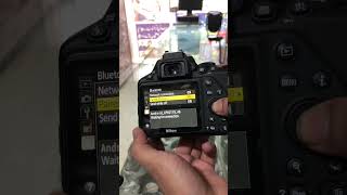 How to Turn On BlueTooth Function in Nikon D3500 [upl. by Leonardi]