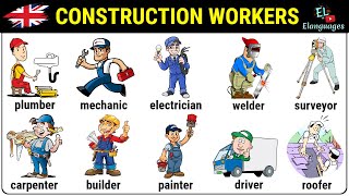 Construction workers vocabulary in English [upl. by Nair]