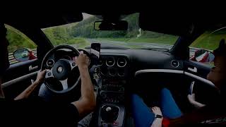 26082024 Nurburgring Nordschleife tourist Alfa Romeo Brera 1750 TBi First time [upl. by Ydnarb72]