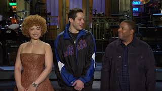 SNL Host Pete Davidson Thinks He’s Kenan Thompson’s Favorite Rapper [upl. by Eednak797]