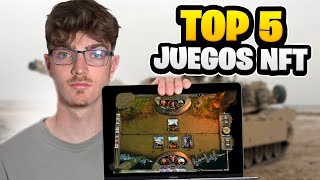 TOP 5 MEJORES JUEGOS NFT PARA GANAR DINERO  Mayo 2024 [upl. by Aileme]