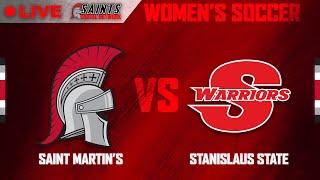 Saint Martins vs Stanislaus State Womens Soccer  LIVE [upl. by Airrej]