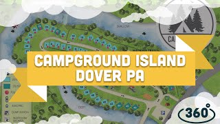 Campground Island RV Park A 360° Virtual Tour RV Life [upl. by Janaye760]