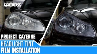 How to tint amp protect a headlight with a Laminx Universal Sheet [upl. by Hollington139]