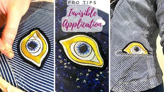 Pro Tip How to Slip Stitch Sew on a Patch [upl. by Leontyne]