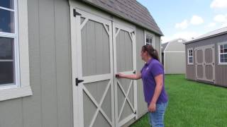 New Derksen 10X20 LP Painted Side Lofted Barn [upl. by Juline]